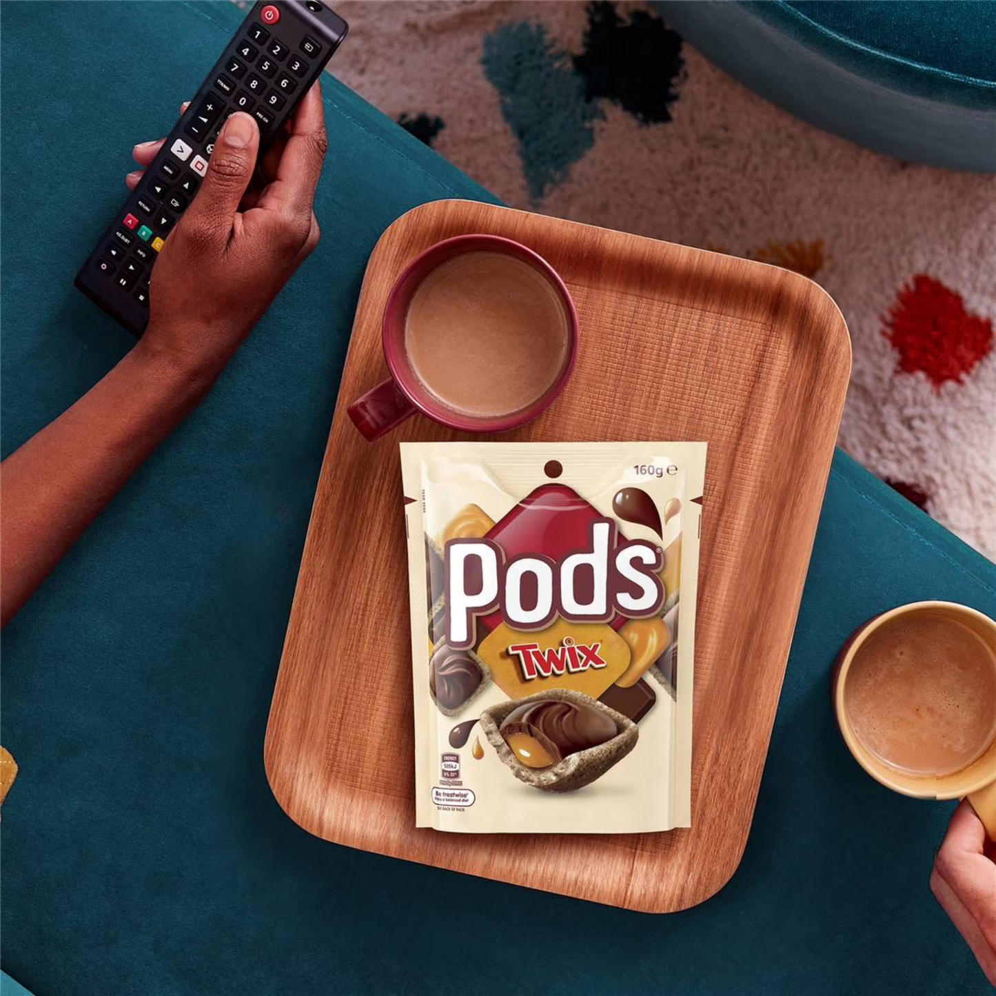 Pods Twix Chocolate Snack treat delicious caramel crispy baked wafer Best imported Australian premium snack Choco cocoa candy Cadbury sweets cheap price in bd