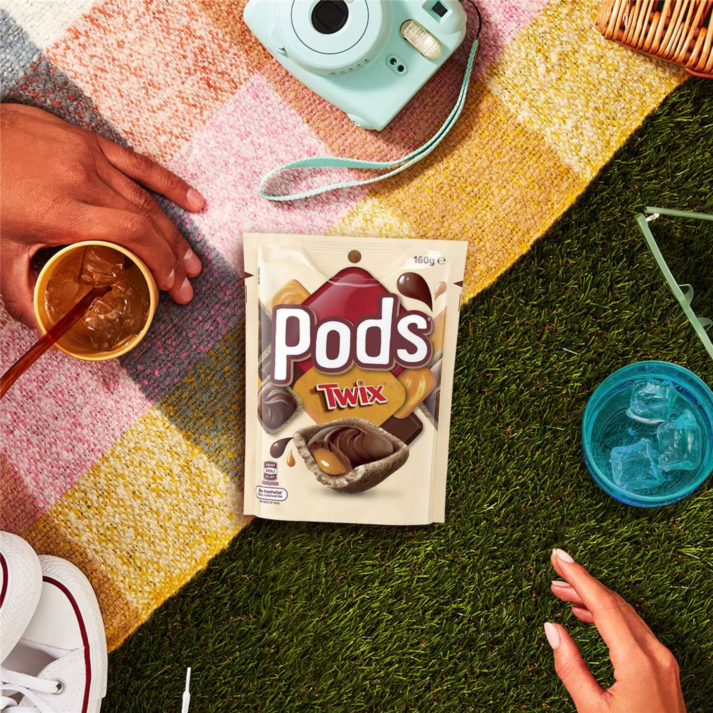 Pods Twix Chocolate Snack treat delicious caramel crispy baked wafer Best imported Australian premium snack Choco cocoa candy Cadbury sweets cheap price in bd
