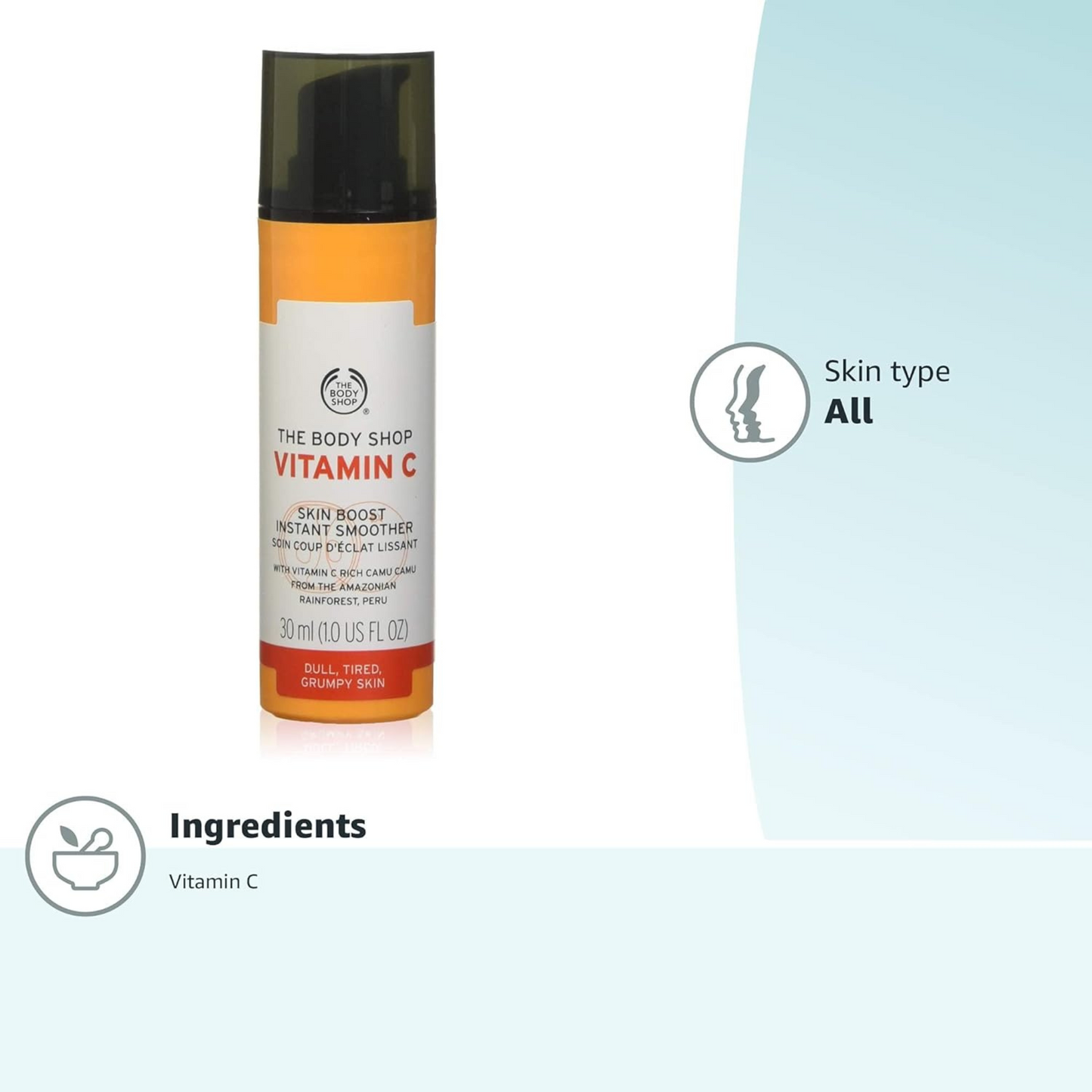 The Body Shop Vitamin C Skin Boost light Instant Smoother refreshing serum Best imported genuine authentic UK British premium beauty cosmetic cheap price in bd