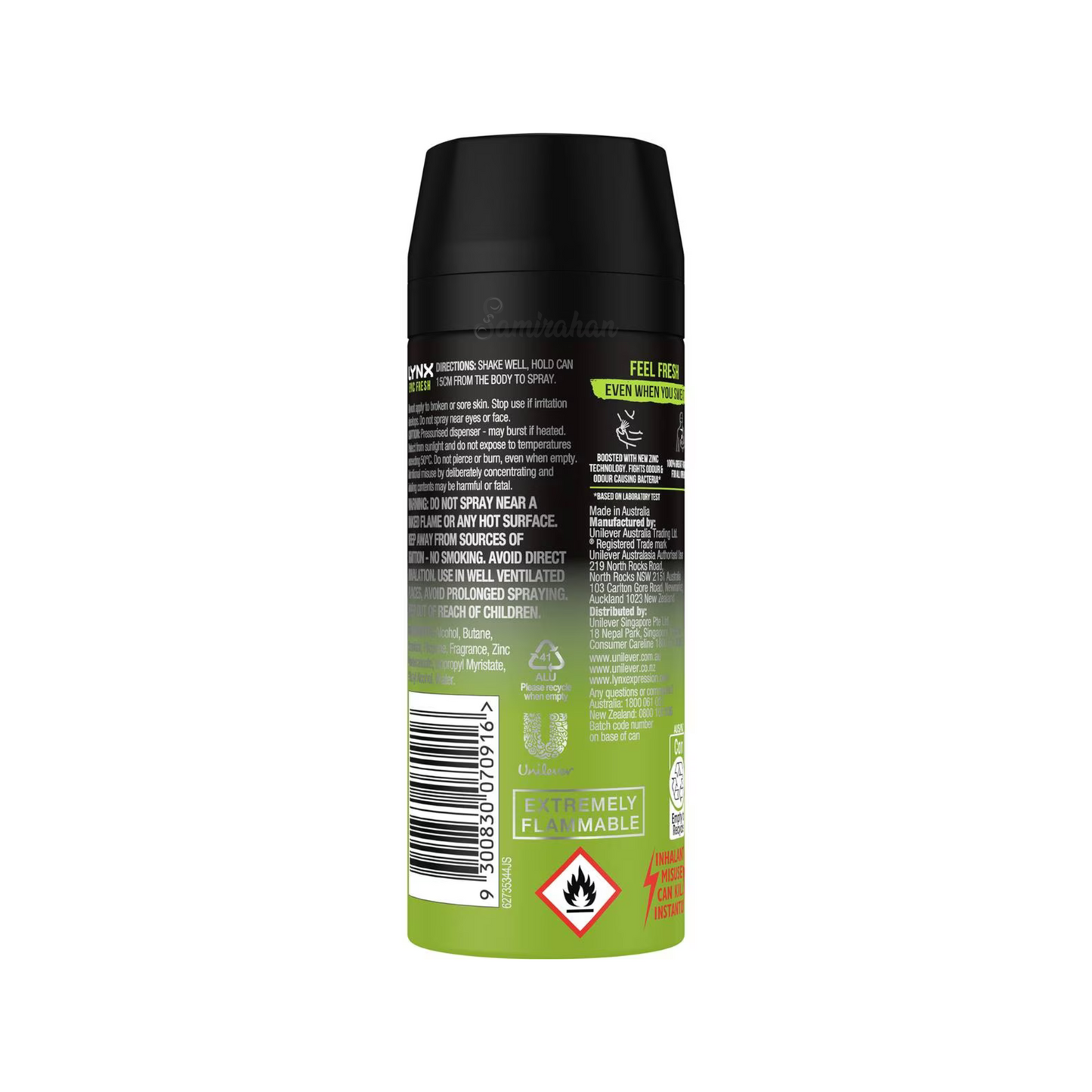 Lynx Deodorant Body Spray Epic Fresh keeps you smelling fresh all day. Best imported foreign Australian Aussie anti-perspirant antiperspirant deo premium genuine authentic original real quality nice boyfriend bf scent perfume men's grooming gift idea ideas cheap price in Dhaka Chittagong Sylhet Comilla Bangladesh.