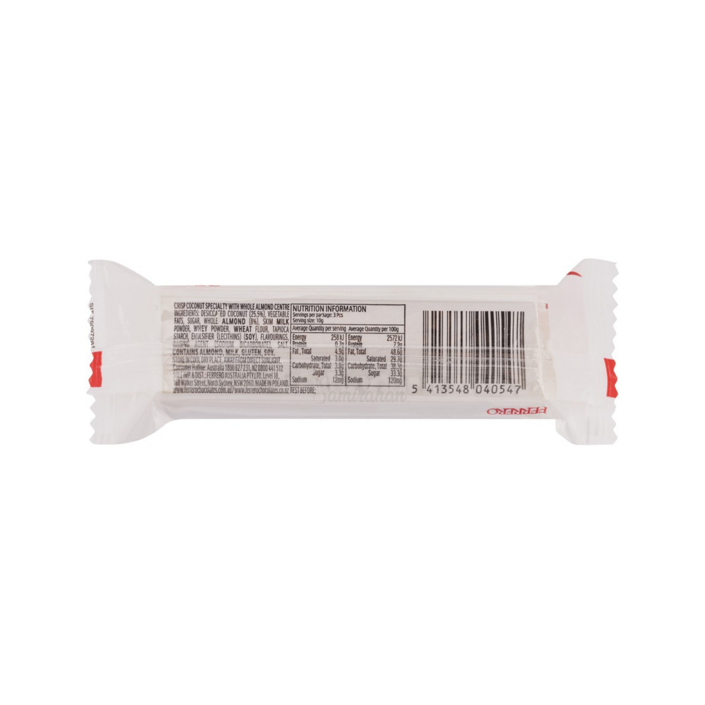 Raffaello Coconut & Almond delicious creamy crispy wafer Best imported Australian authentic halal candy gift sweets gift idea candy snack low price in Dhaka