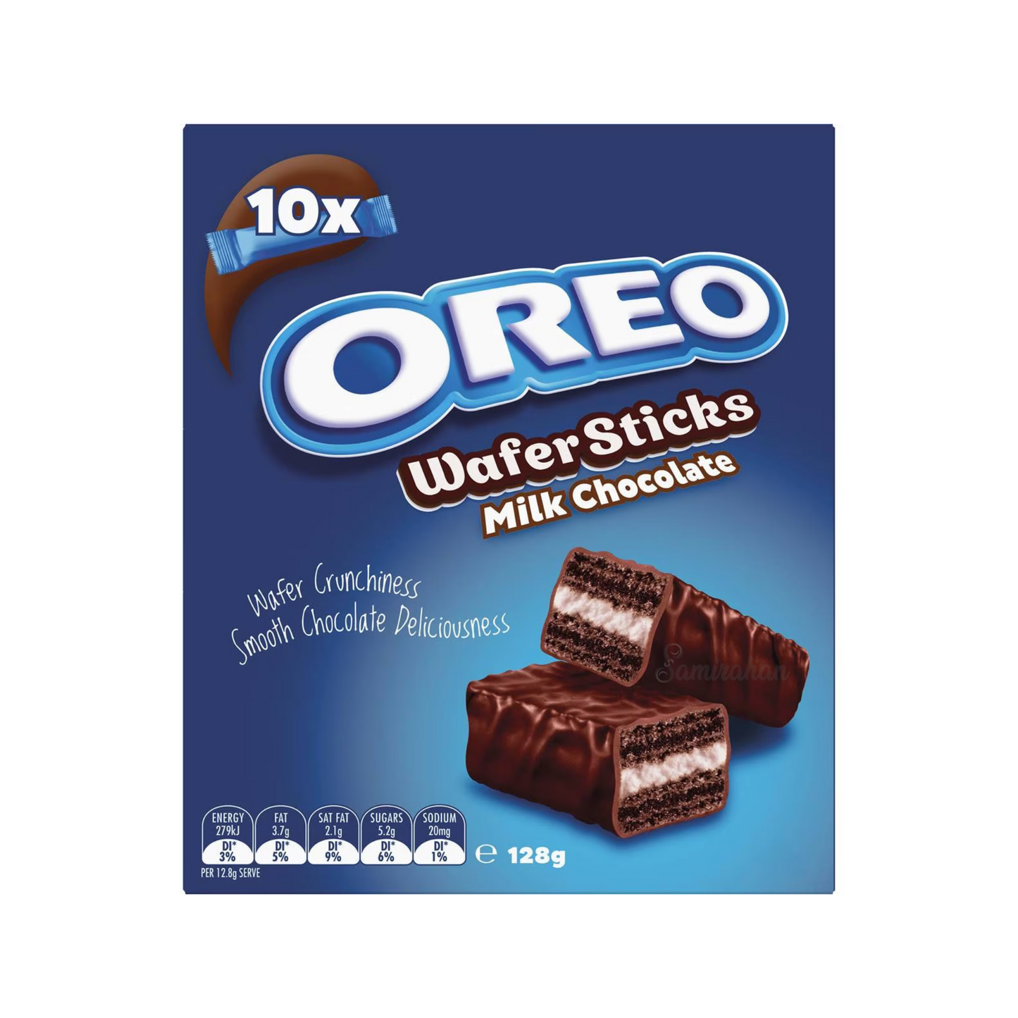 Oreo Milk Chocolate Wafer Stick Biscuits are OREO Wafer Sticks, enrobed with delicious Milk Chocolate. Halal suitable. Best imported foreign Australian Aussie genuine authentic premium quality sweets cookie biscuit cookies USA American gift idea candy real snack choco cocoa price in Dhaka Chittagong Sylhet Bangladesh.