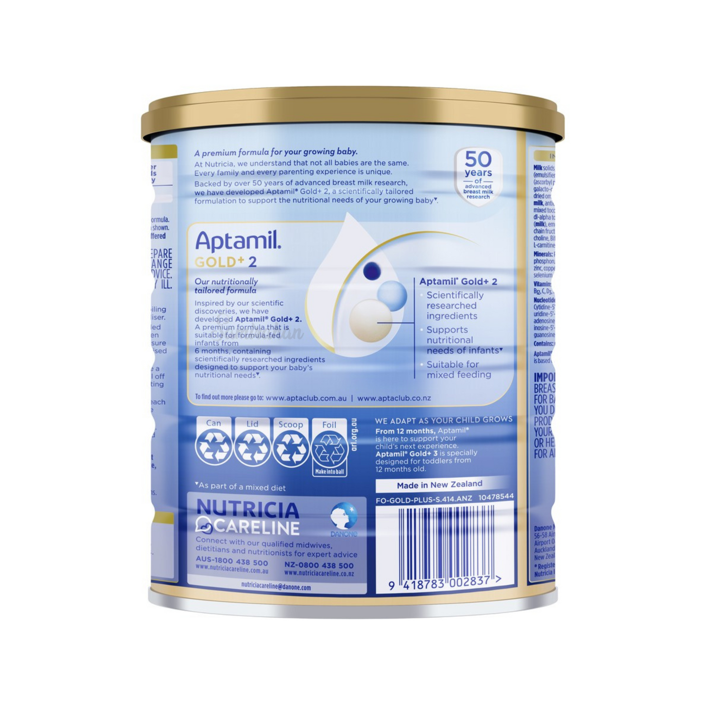 Aptamil Gold+ Stage 2 nutritionally follow-on baby milk formula authentic Australian feeding babies cow breast original organic Best Imported cheap price in bd