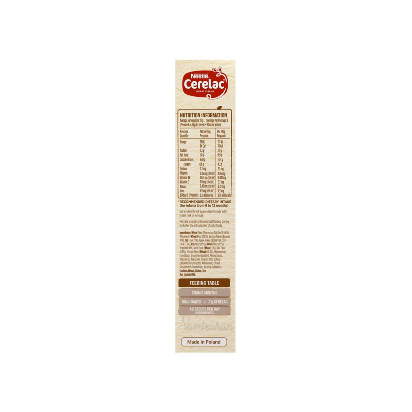 Nestle Cerelac Multigrain Banana Apple Baby Cereal rich iron babies 6 month Best imported Australian authentic child infant snack food healthy low price in BD