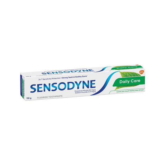 Sensodyne Daily Care Fluoride Toothpaste Sensitive Teeth pain gum enamel yellow Best imported foreign Australian premium quality dentist white cheap price in bd
