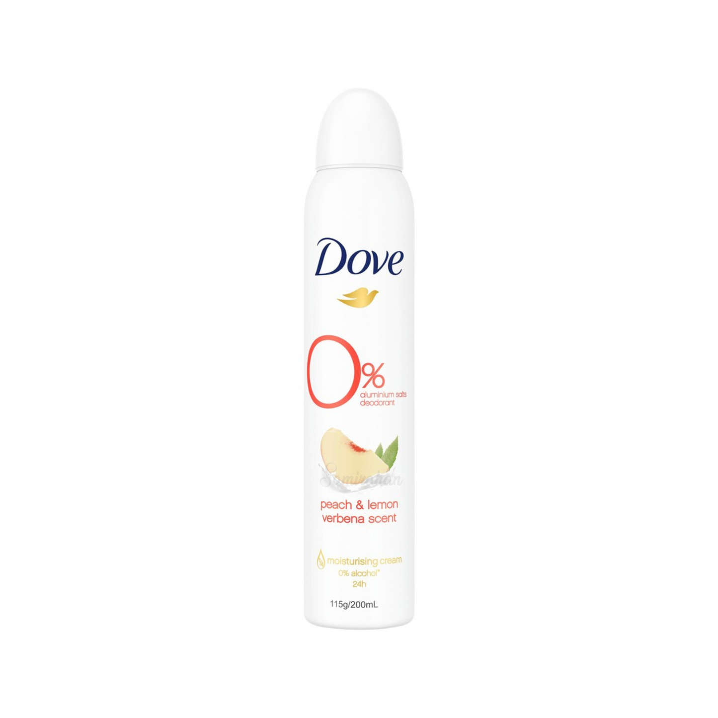 Dove Deodorant Aerosol Peach & Lemon Verbena Zero Aluminium sweat odor dry daily 48 hours white marks Best safe authentic import Australia low price in bd