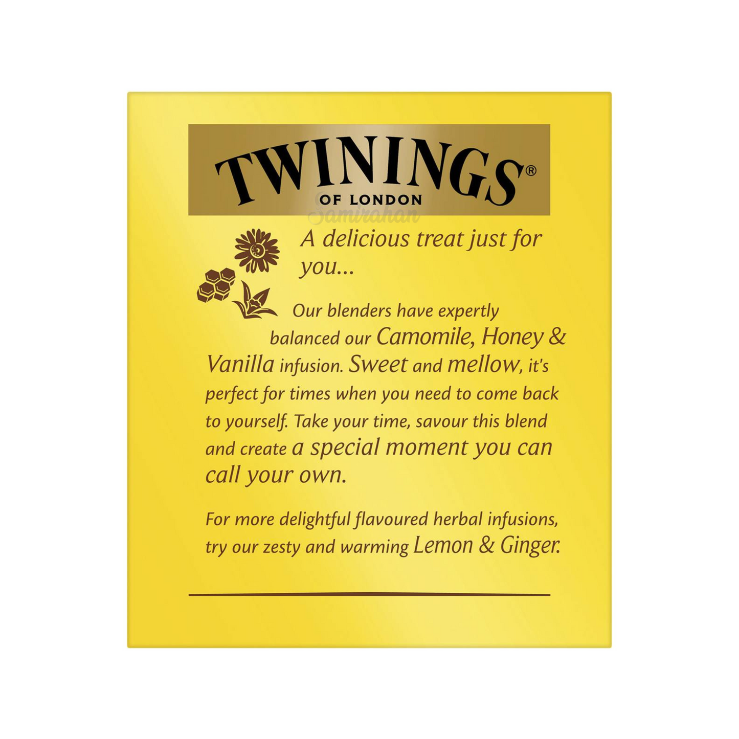Twinings Camomile Honey & Vanilla Tea natural caffeine free focus calm blend organic Root Best authentic import Australia UK instant strong cheap price in bd