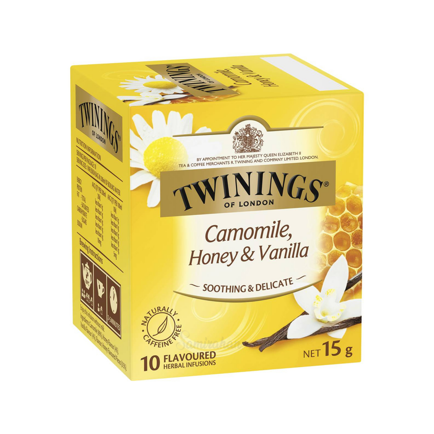 Twinings Camomile Honey & Vanilla Tea natural caffeine free focus calm blend organic Root Best authentic import Australia UK instant strong cheap price in bd