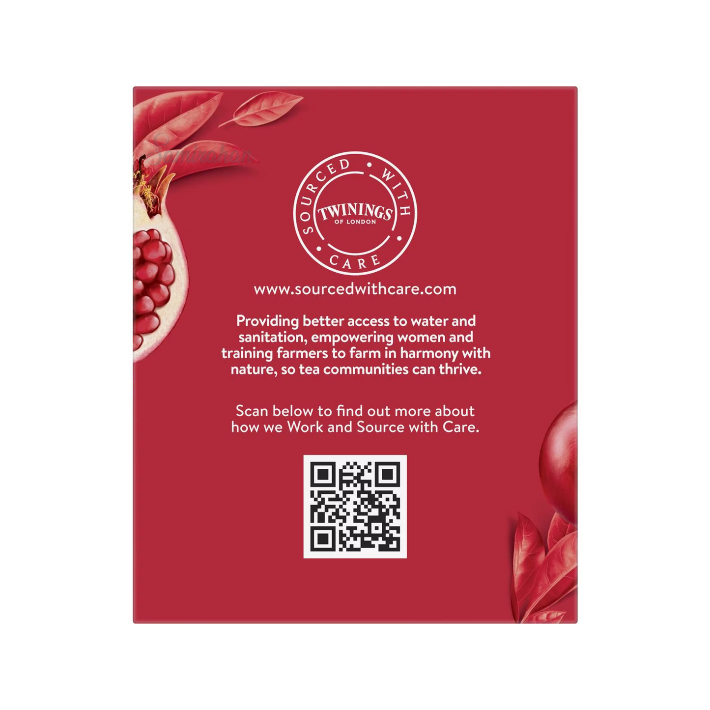 Twinings Cranberry & Pomegranate Tea natural caffeine free focus calm blend organic Root Best authentic import Australia UK instant strong cheap price in bd