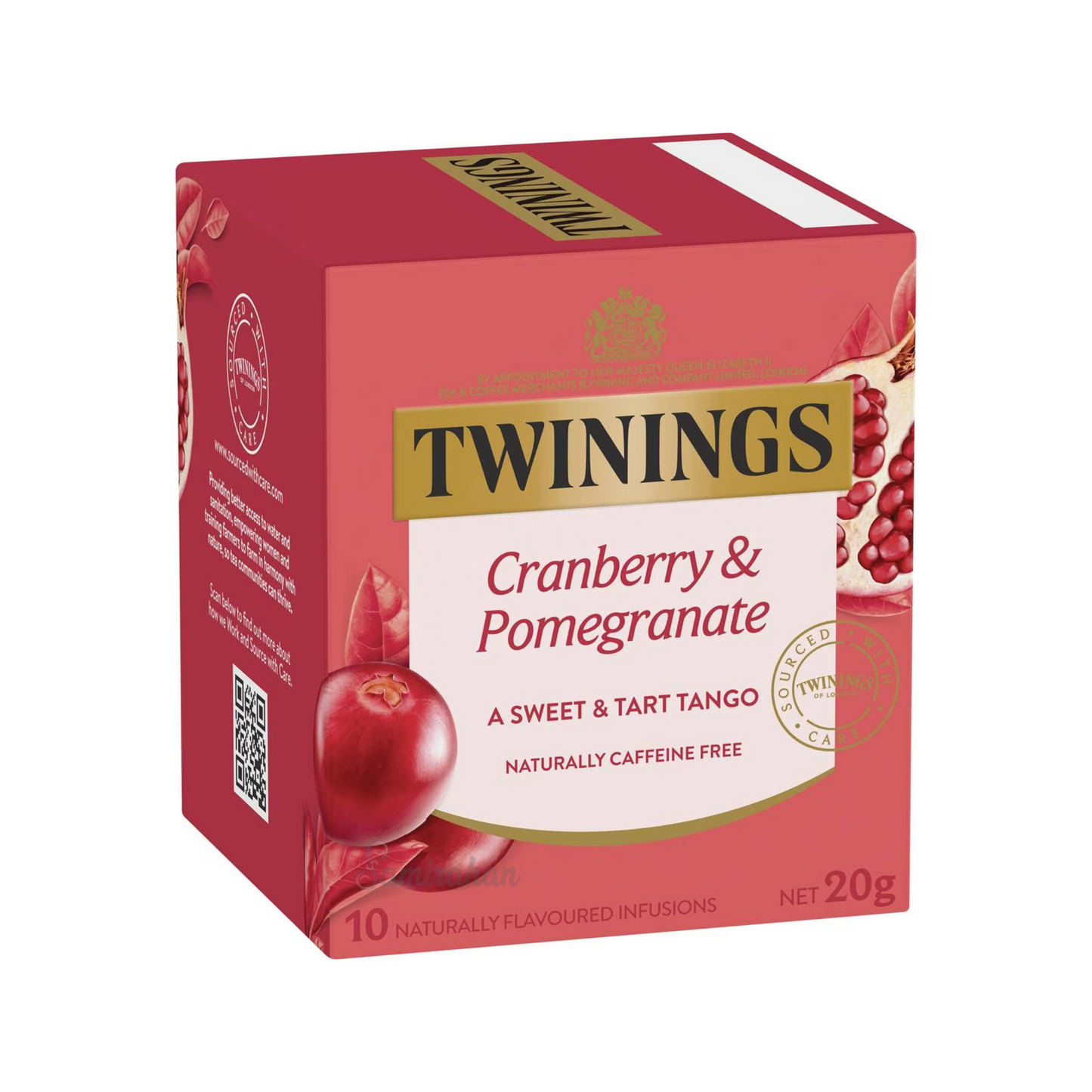Twinings Cranberry & Pomegranate Tea natural caffeine free focus calm blend organic Root Best authentic import Australia UK instant strong cheap price in bd