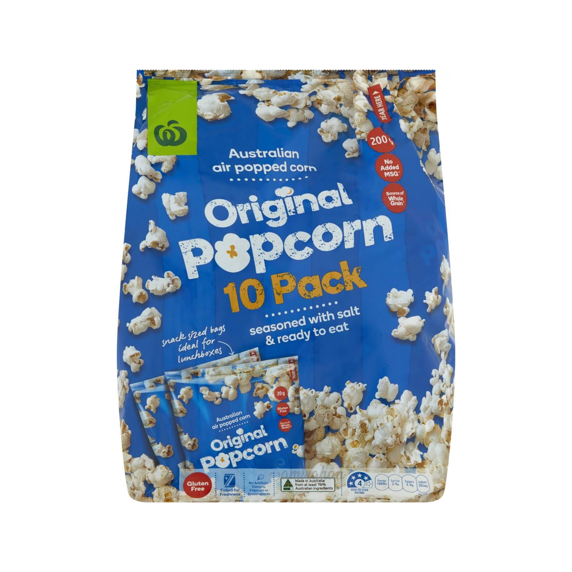 Woolies Original Gluten Free Popcorn grown sweet salty natural Australia Grain snack family Best import authentic organic food healthy premium low price in bd