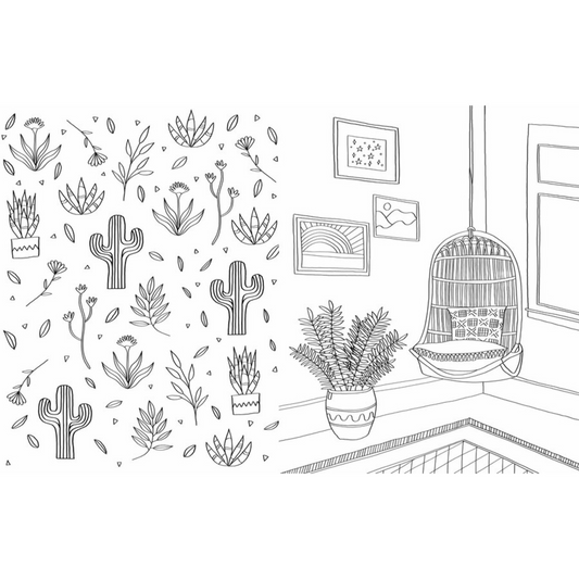 Boho Colouring Book For Children Children beautiful kids Best import Australia authentic brand education creative boys girls young pencil fun low price in Dhaka