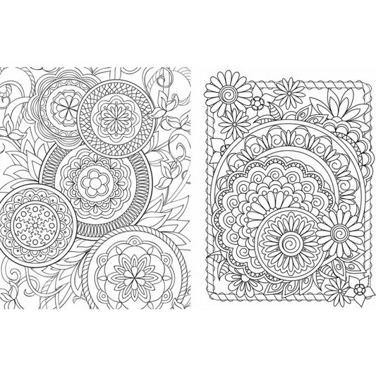 Mandala new coloring book beautiful kids Best imported barbie Australian authentic brand education creative boys girls young pencil fun low price in Dhaka