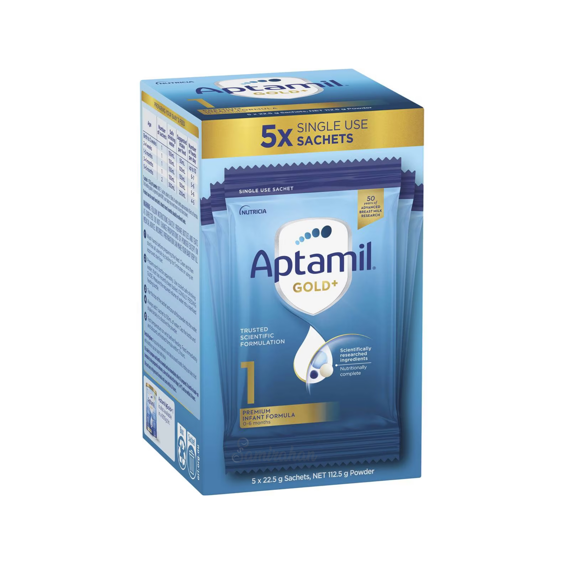 Aptamil Gold+ Stage 1 nutritionally premium baby milk formula infants birth Sachets healthy feeding food natural cow breast organic Best Import low price in bd