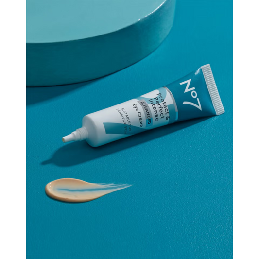 No7 Protect & Perfect Intense Eye Cream provides advanced protection & 24 hours of hydration for visibly younger looking skin. Best imported foreign authentic original real genuine UK British premium product brand quality luxury boots skincare care beauty face wash cheap price in Dhaka Chittagong Noakhali Bangladesh