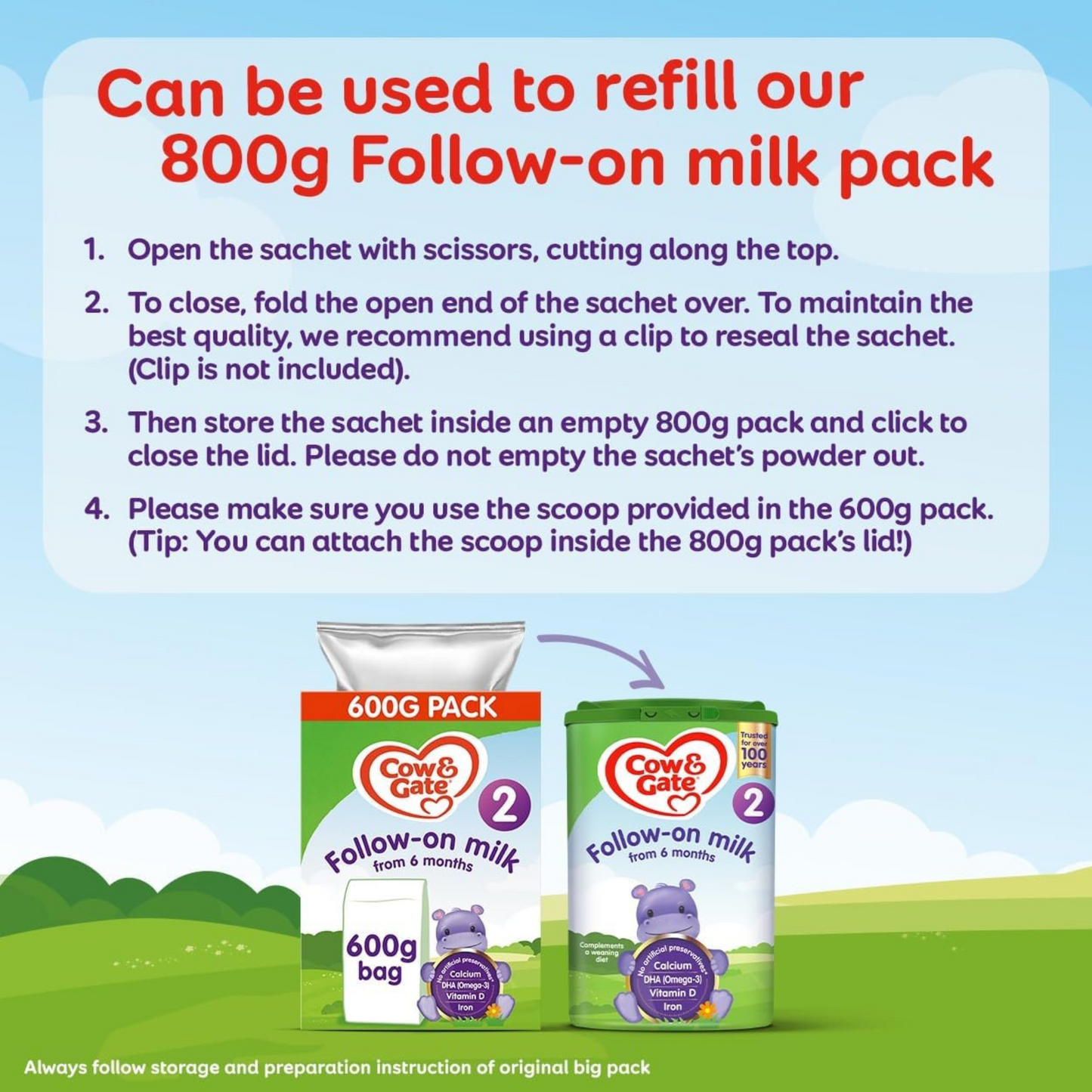 Cow & Gate Stage 2 Follow On infant Baby milk Formula nutrition Powder 6 to 12 months best imported genuine authentic UK British premium feeding low price in BD
