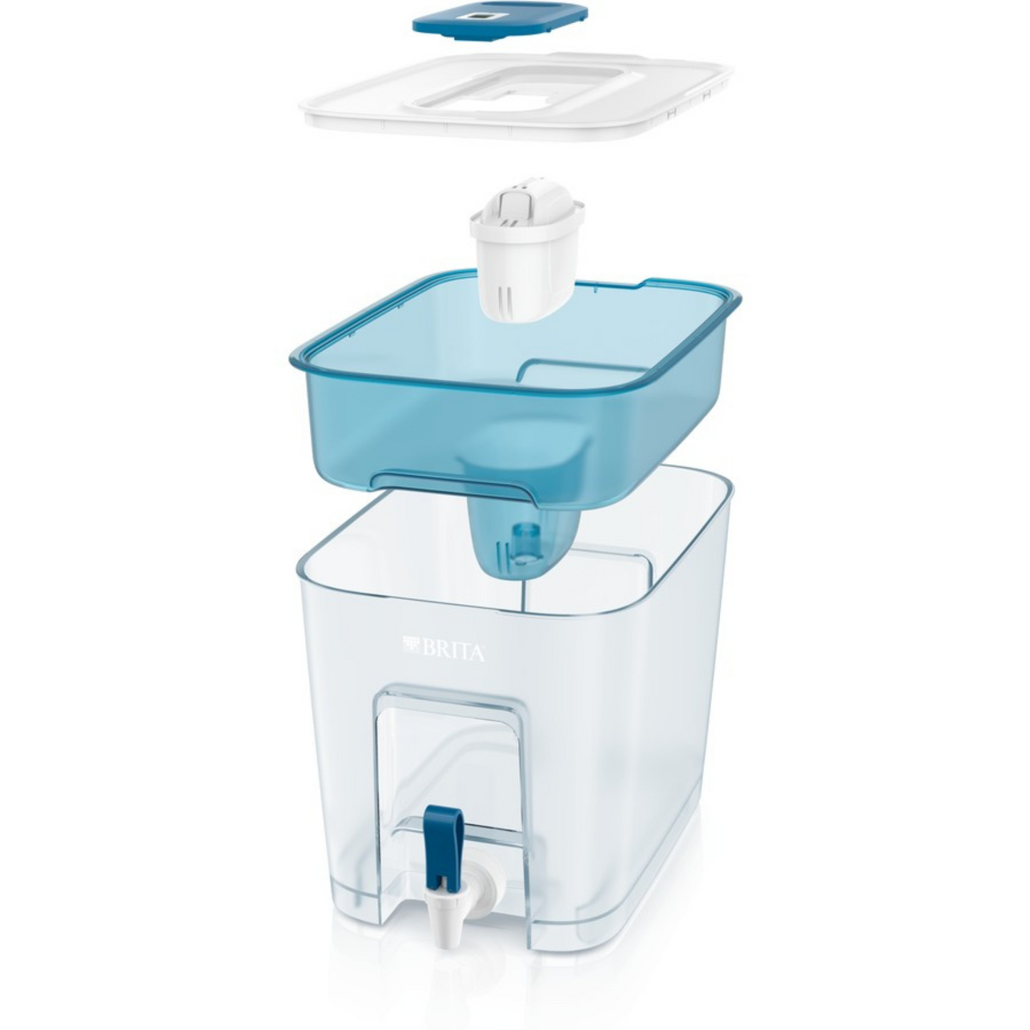 BRITA Flow 8.2L Water Filter Tank uses advanced MicroFlow technology to effectively reduce impurities found in tap water. Best imported foreign genuine authentic original real Australian British premium brand quality purifier healthy lifestyle natural pure drinking safe best price in Dhaka Chittagong Sylhet Bangladesh