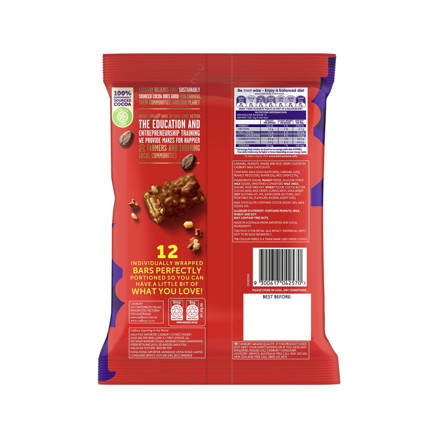 Cadbury Picnic Chocolate Sharepack Bars delicious social occasions import foreign sweet AU baby Choco candy snack kid Birthday Gift Valentines Cheap price in bd