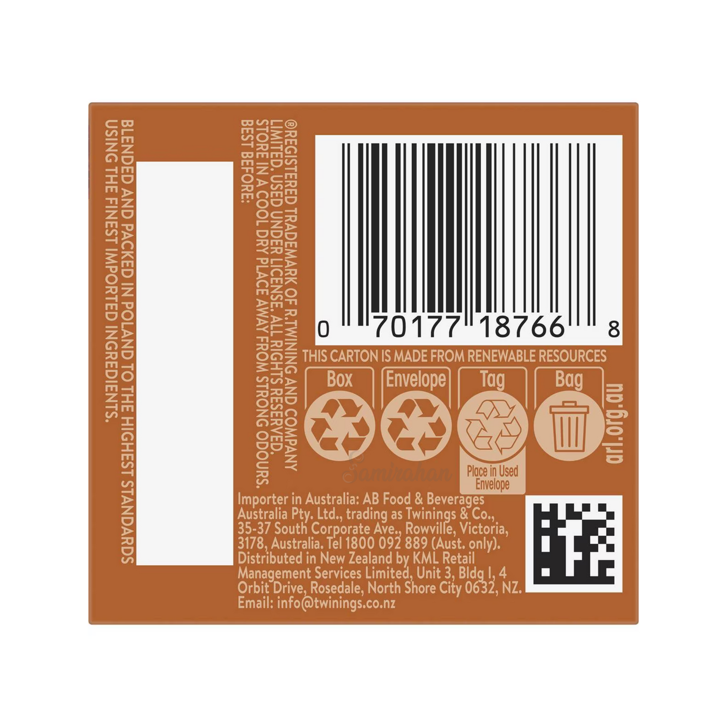 Twinings Australian Afternoon Black Tea natural caffeine free focus calm blend organic Root Best authentic import Australia UK instant strong cheap price in bd