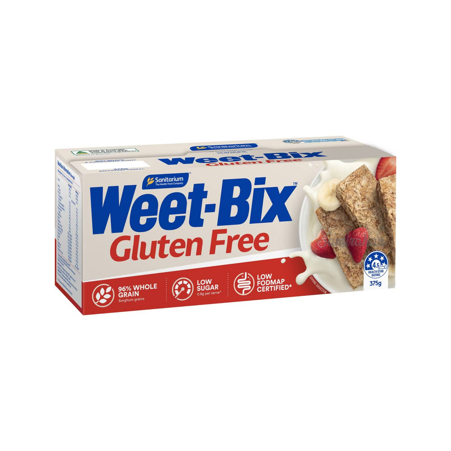 Weet-Bix gluten free version is made from Australian sorghum grains, a naturally gluten free ancient grain. It’s made from 96% wholegrains. Halal suitable. Best genuine foreign imported Australian Aussie cereal Low Sugar High Folate Sorghum Vitamins B1 B2 B3 food healthy nutrition corn flakes price in Dhaka Bangladesh
