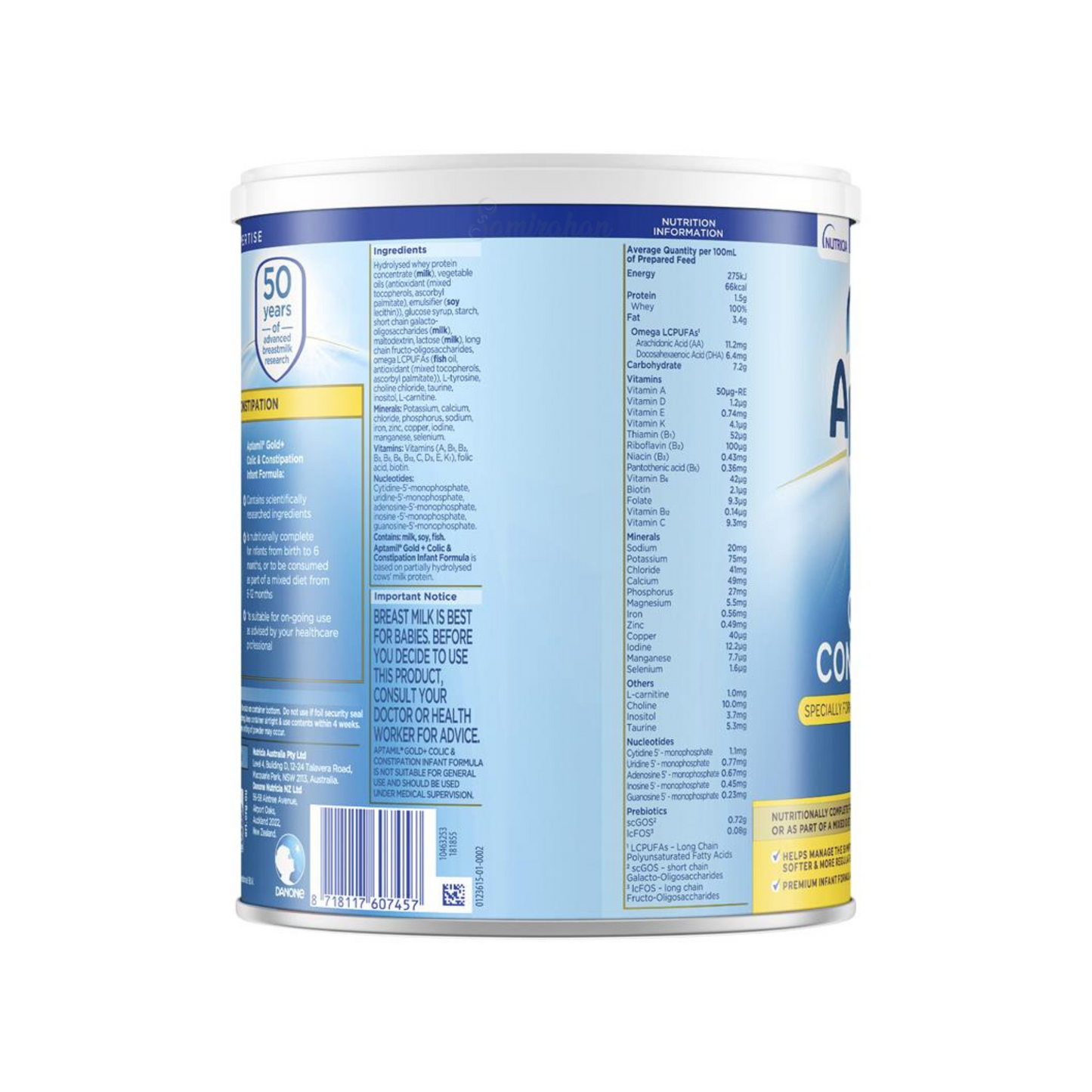 Aptamil Gold+ Colic Constipation nutritionally premium baby milk formula infants healthy feeding food natural cow breast organic Best Import AU low price in bd