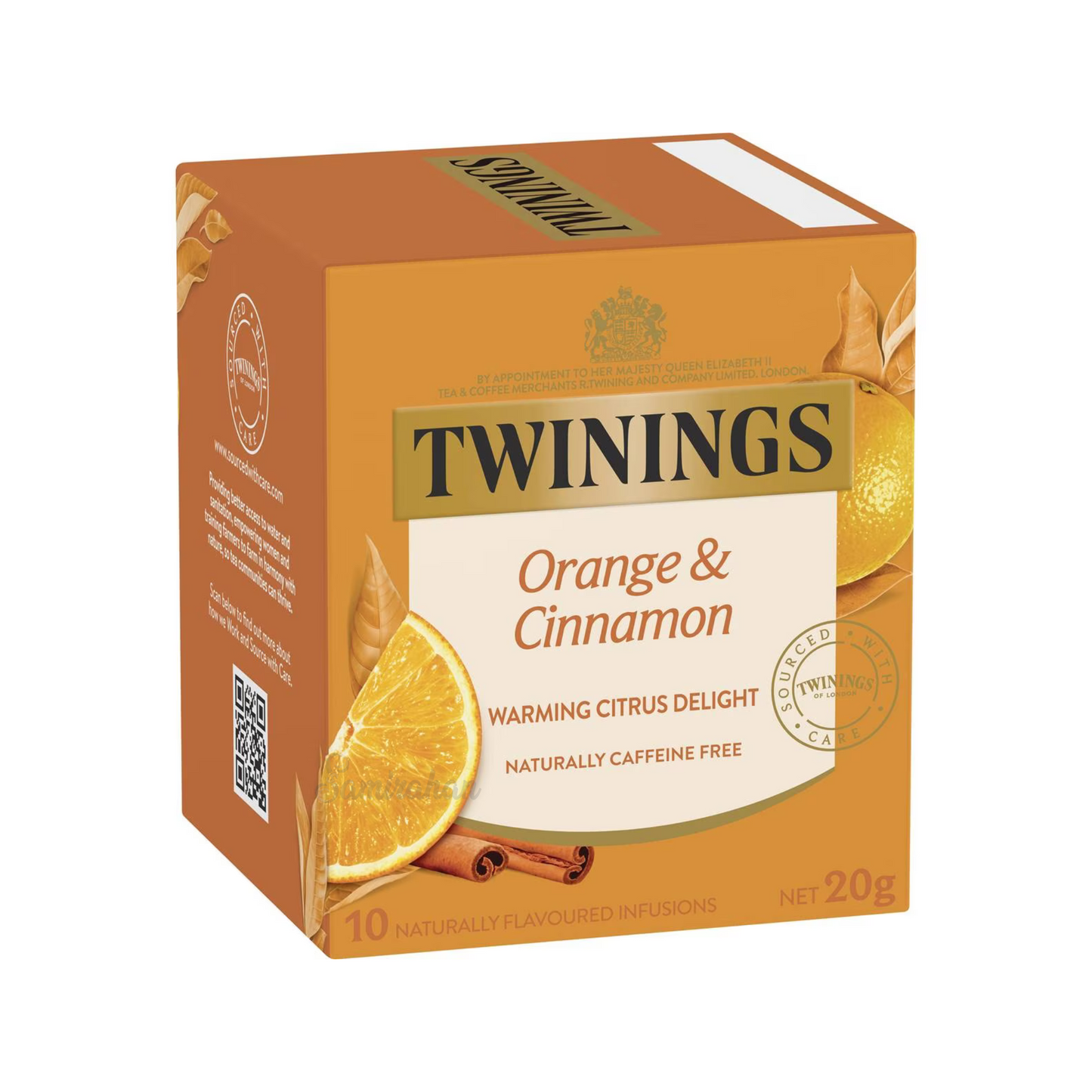 Twinings Orange & Cinnamon Tea natural caffeine free focus calm blend organic Root Best authentic import Australia UK instant natural strong cheap price in bd
