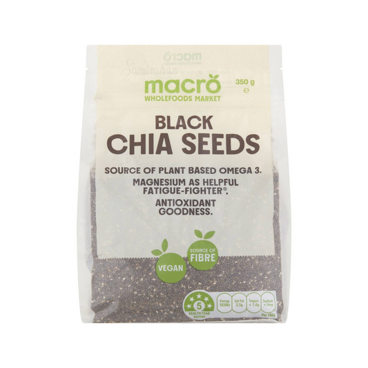 Macro Black Chia Seeds Protein Good quality delicious authentic Halal natural Best heart magnesium smoothies valo import healthy breakfast low price in bd Dhaka