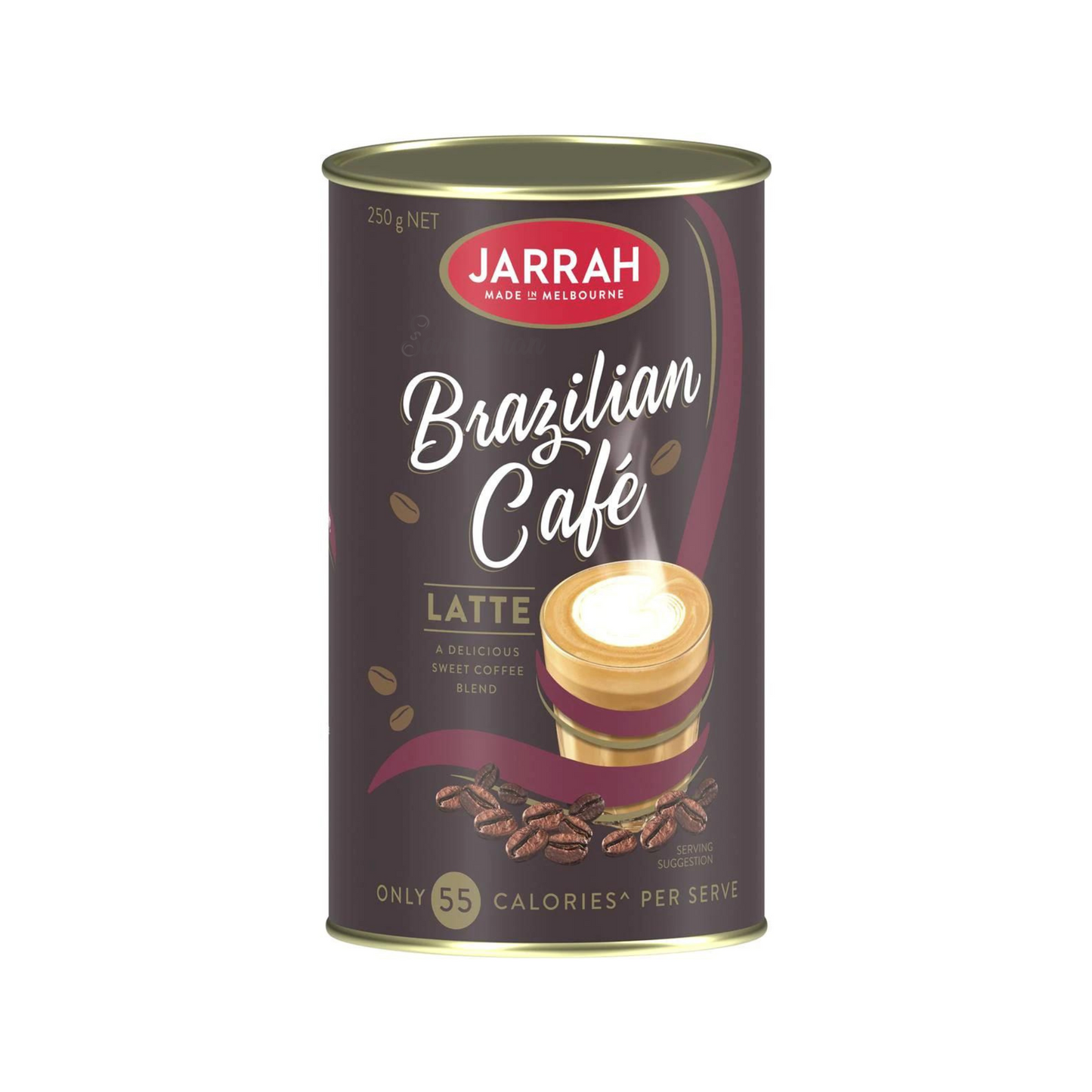Indulge in Jarrah Brazilian Cafe Latte low calorie delicious coffee cocoa Halal Best import Australia authentic healthy strong flavor smooth low price in Dhaka