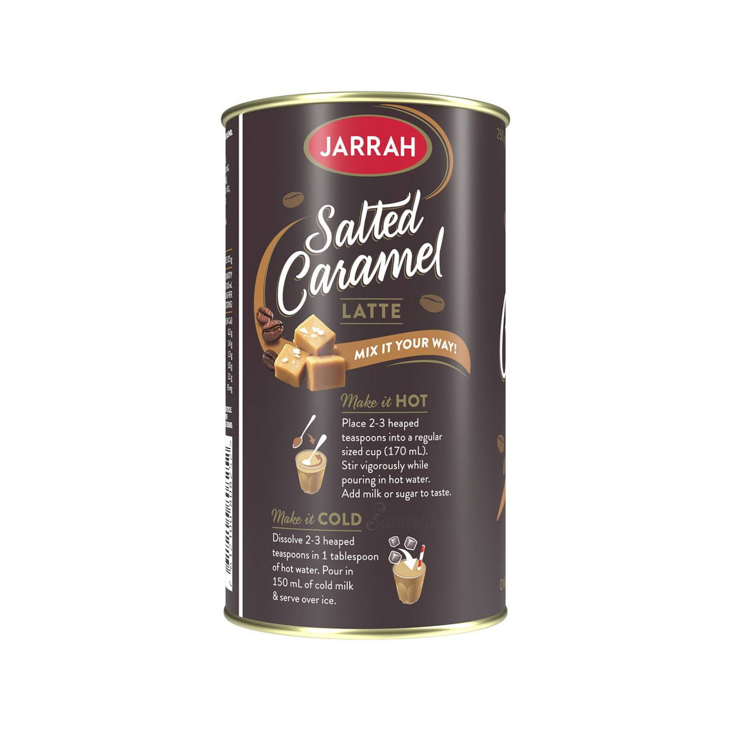 Jarrah's Salted Caramel Latte low calorie delicious coffee cocoa Halal Best imported Australia authentic healthy strong flavor smooth energy low price in Dhaka