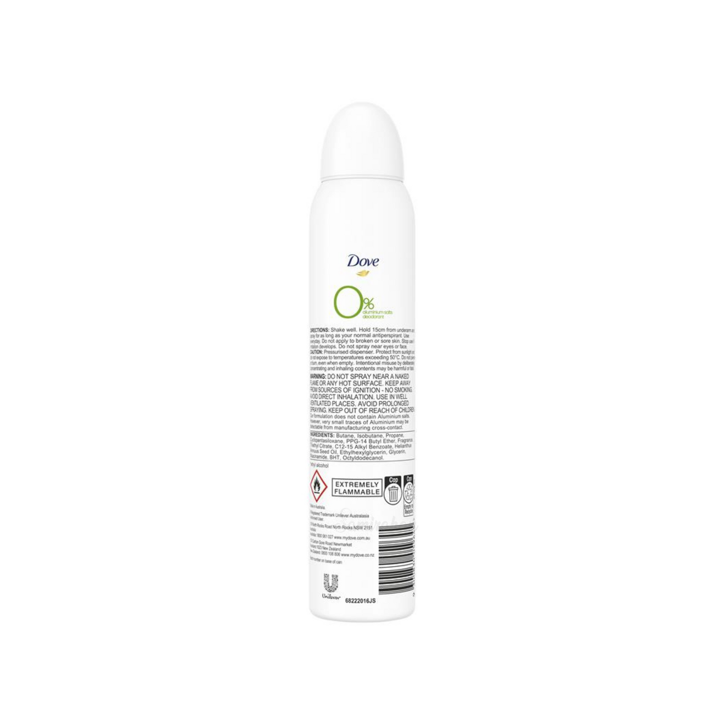 Dove Women Aerosol Deodorant Zero Aluminum in Cucumber Green Tea sweat odor dry daily 48 hours white marks Best safe authentic import Australia low price in bd