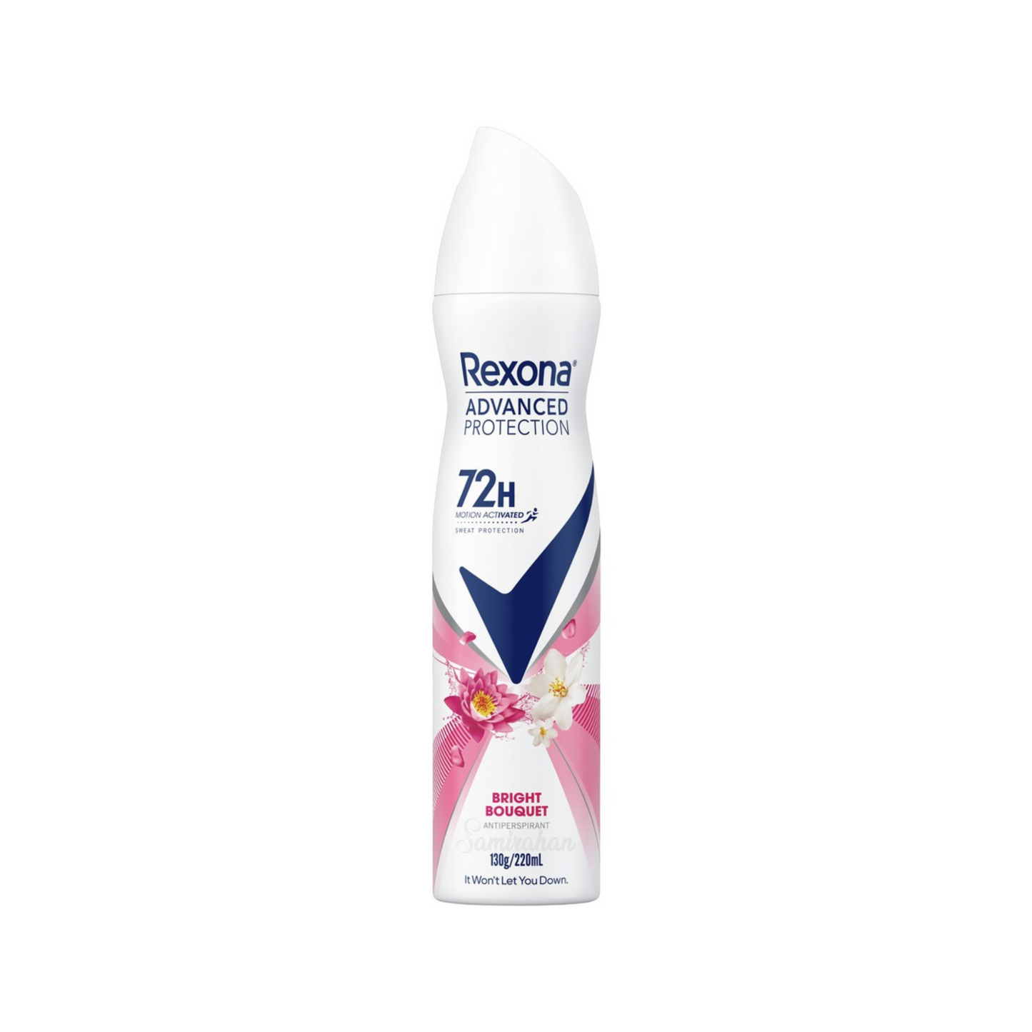 Rexona for Women Antiperspirant Advanced Bright Bouquet Energy sweat odor dry daily 48 hours white marks Best safe authentic import Australia low price in bd