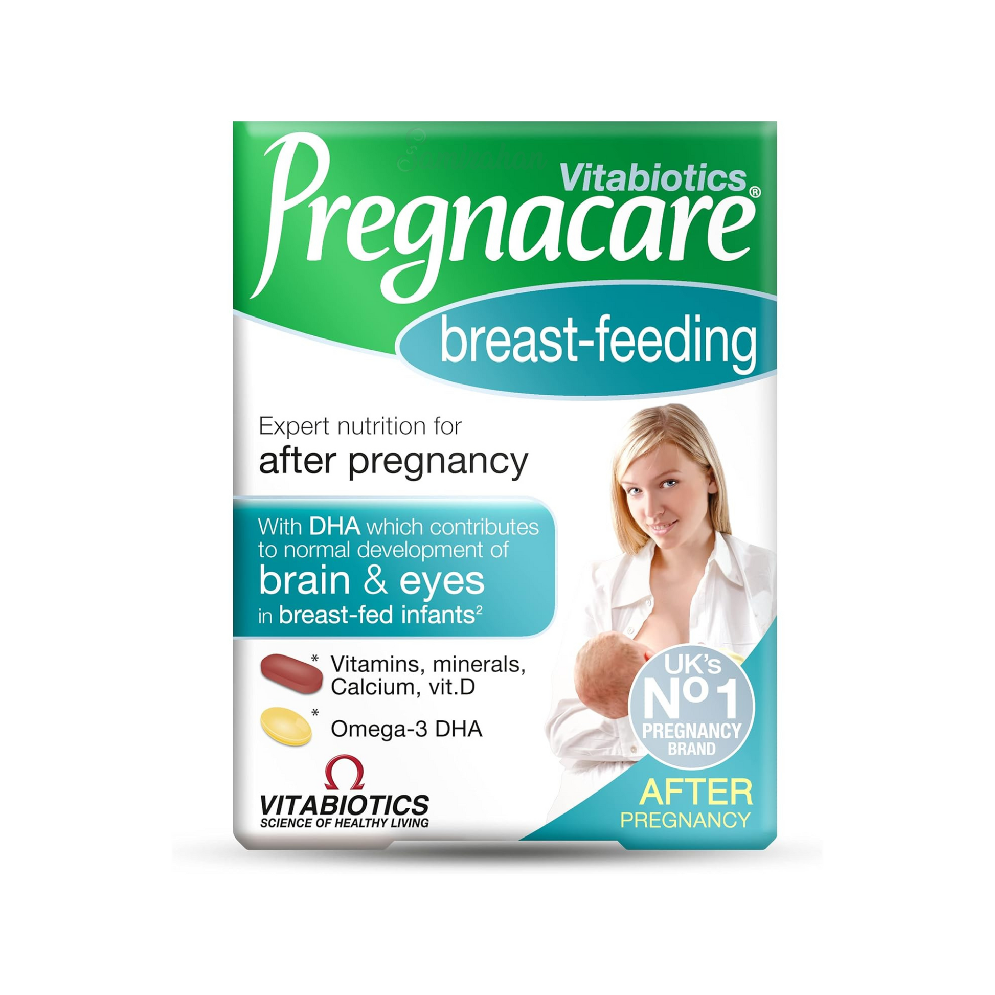 Vitabiotics Pregnacare Breast Feeding Dual Pack import UK nutrition pregnancy multivitamin original brand Best supplement healthcare woman Calcium low price bd