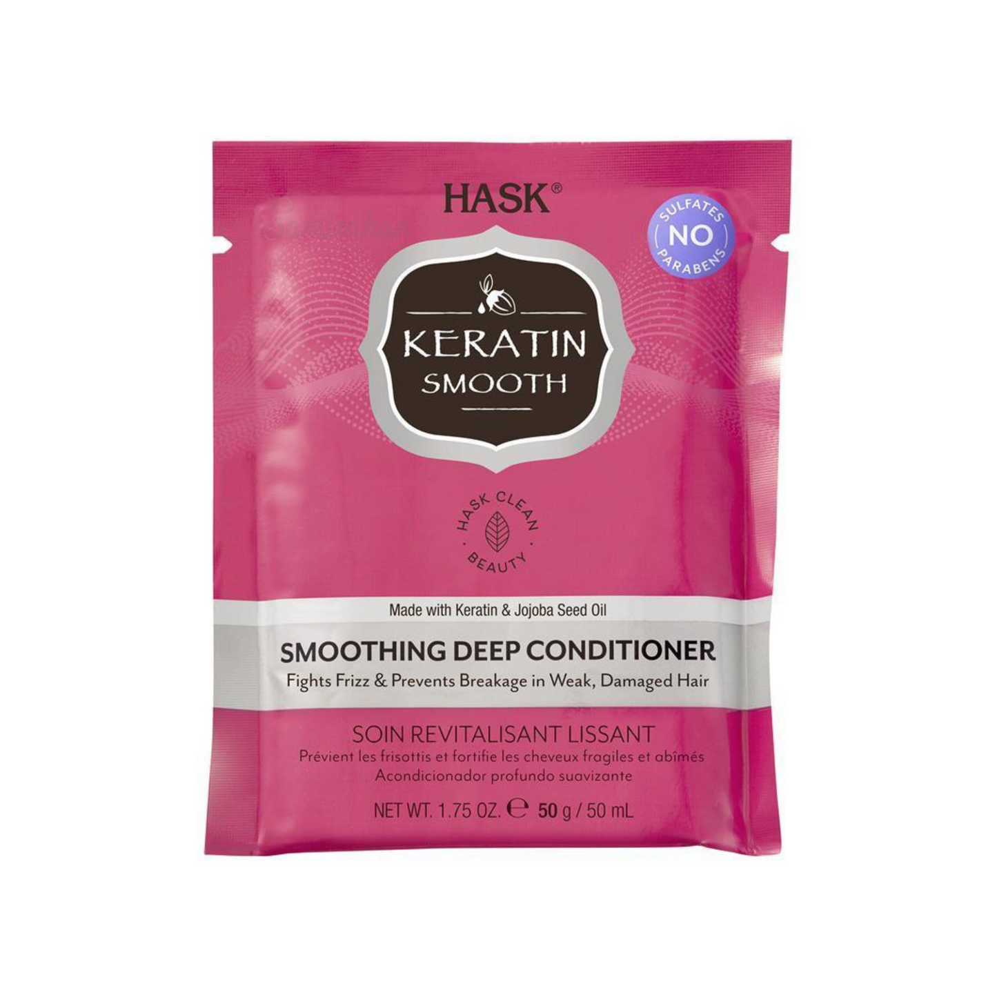 Hask Keratin Smoothing Deep Conditioner nature dry damage hair frizz straight silky Best authentic dandruff Fruity soft free Shine nourished low price in BD