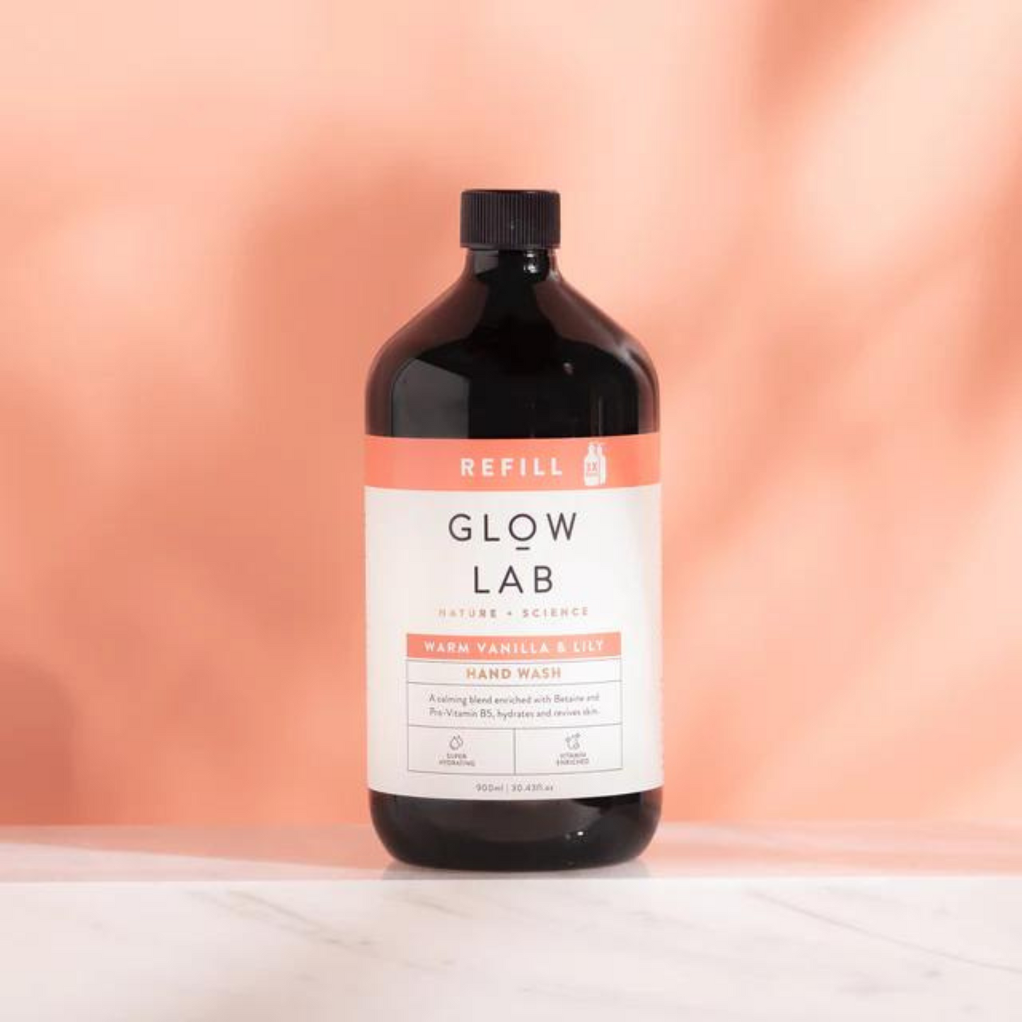 Glow Lab Hand Wash Warm Vanilla & Lily (Australia) 300mL