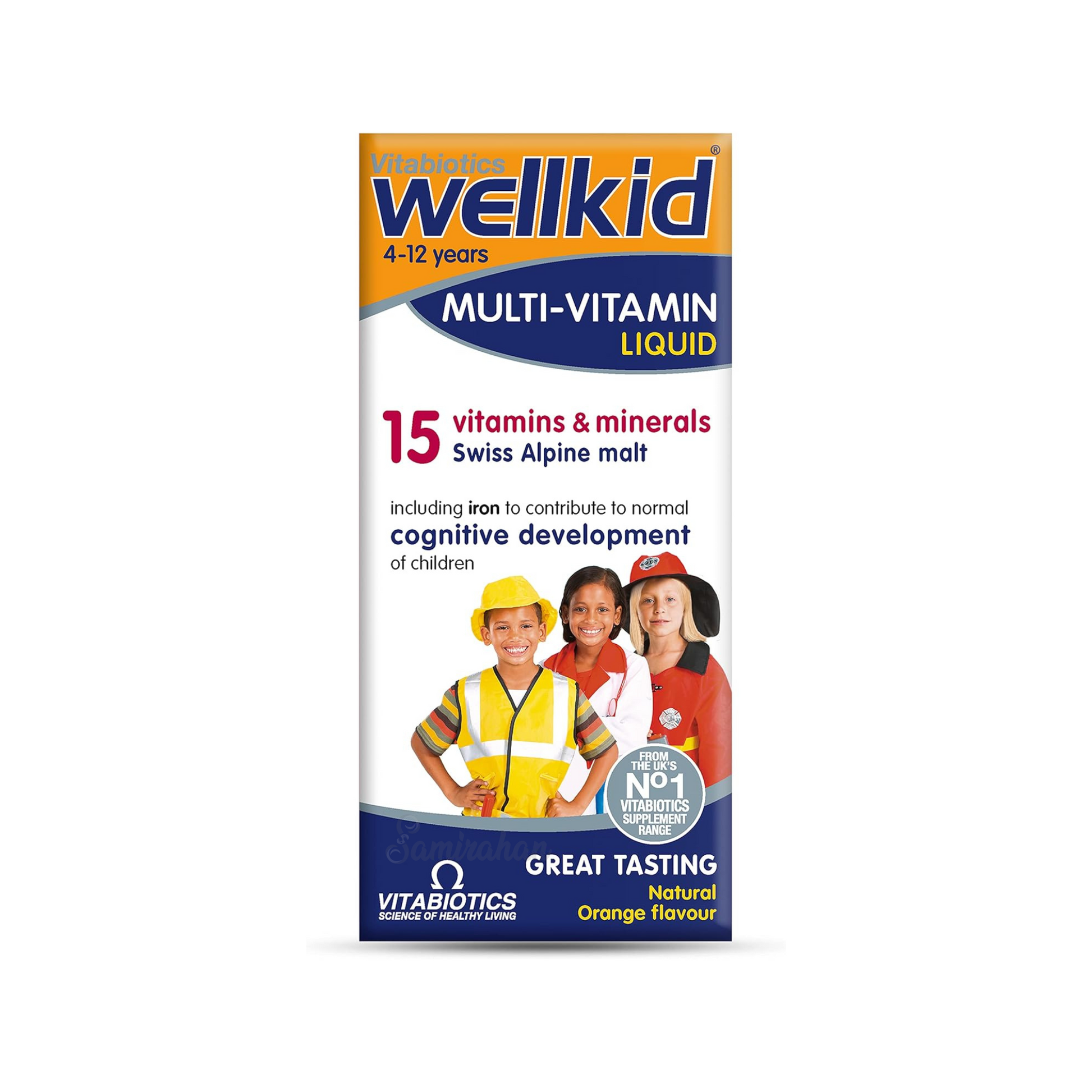 Vitabiotics Wellkid Multi Vitamin Liquid Cognitive Development Children Best UK child healthcare Food supplement Nutrition kids Expert doctor low price in bd