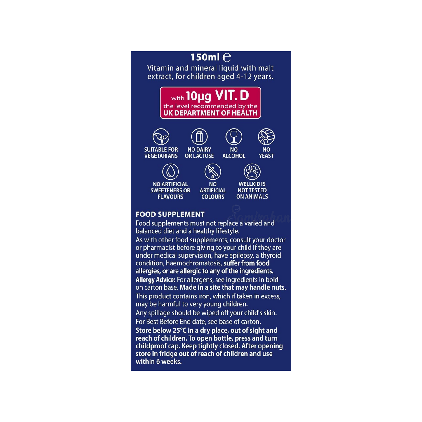 Vitabiotics Wellkid Multi Vitamin Liquid Cognitive Development Children Best UK child healthcare Food supplement Nutrition kids Expert doctor low price in bd