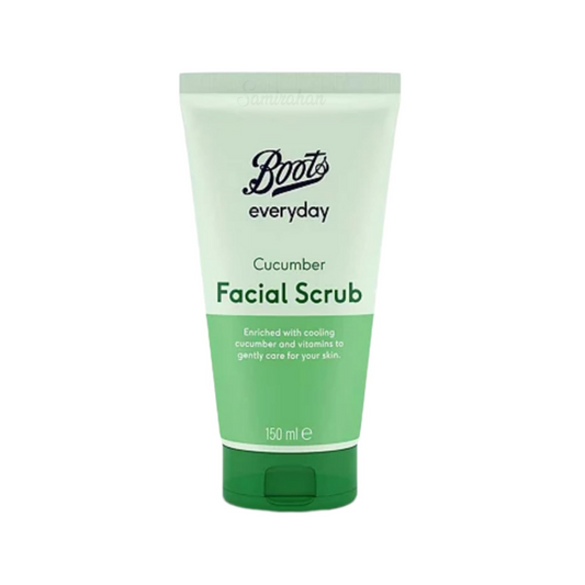 Boots Everyday Cucumber Facial Scrub skincare Brightening Daily clean tone soft Best original import UK Moisturizer health face quality wash low price in bd