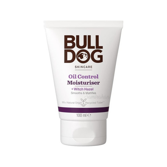 Bulldog Oil Control Moisturiser skincare Men Remove Bright Daily dry facewash cleanses witch hazel smooth mattifies Glow softer Best imported UK low price in bd