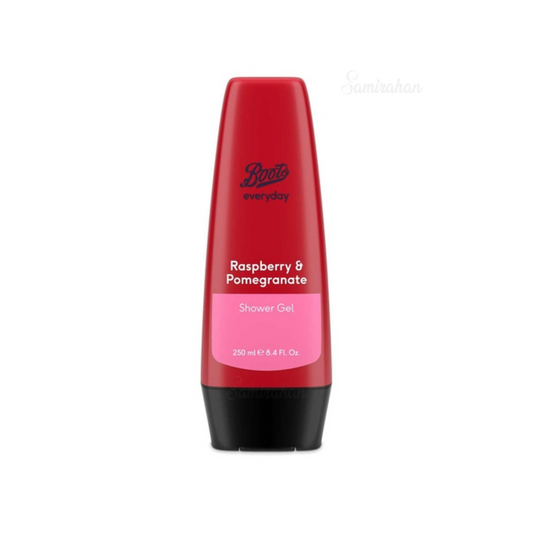 Boots Everyday Raspberry & Pomegranate Shower Gel Fragrance fruity moisturizer sun clean skin Soap soft Best authentic brand import UK Body wash low price in bd
