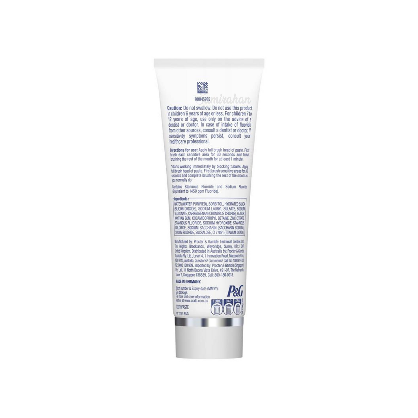 Oral B Sensitivity & Gum All Day Protection Toothpaste brand anti-cavity gum germs Strong Teeth dat Best safe authentic import Australia premium low price in bd