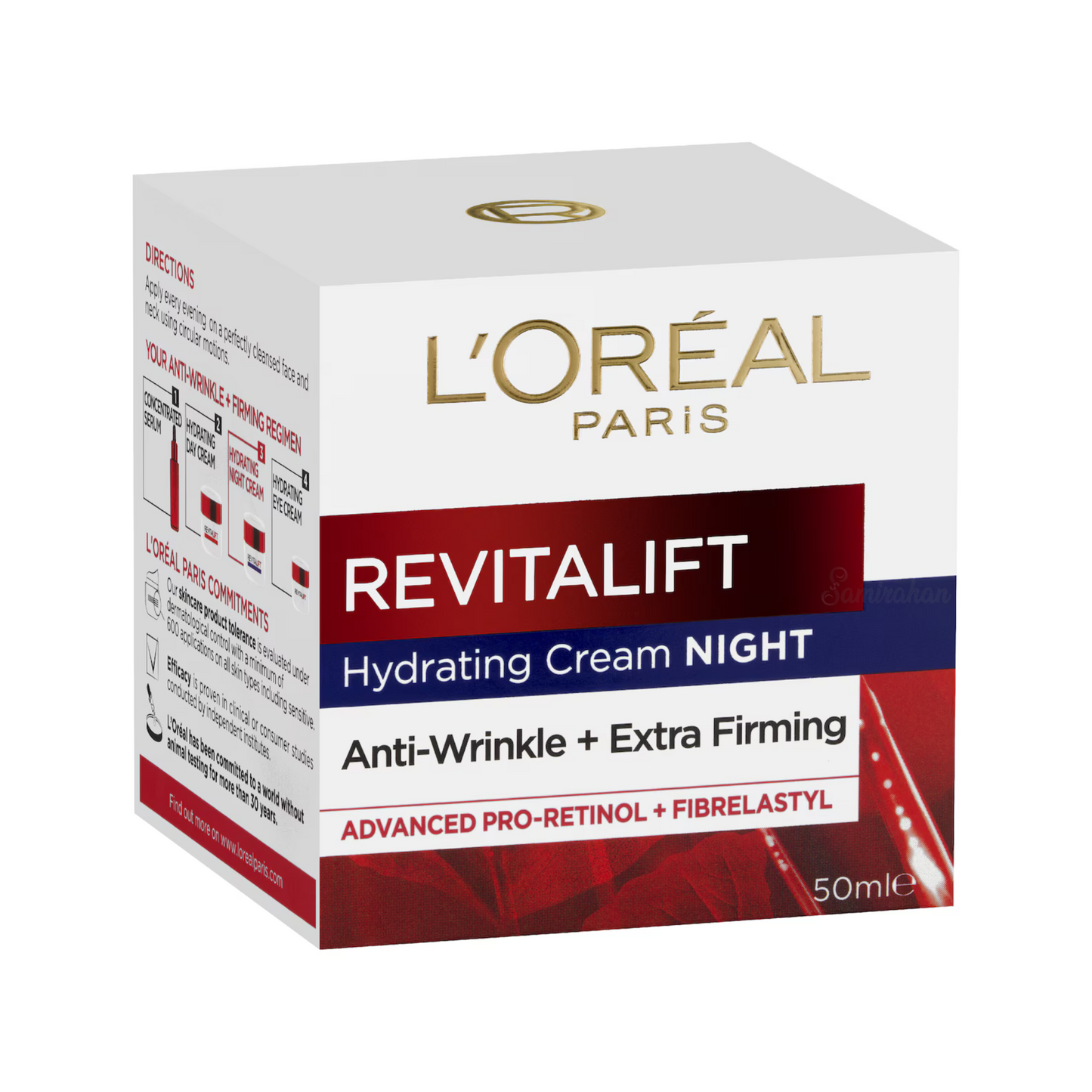 Loreal Paris Revitalift Night Cream Pro-Retinol anti-wrinkle imported Makeup real original Sun protect face glow skincare brand luxury premium AU low price bd