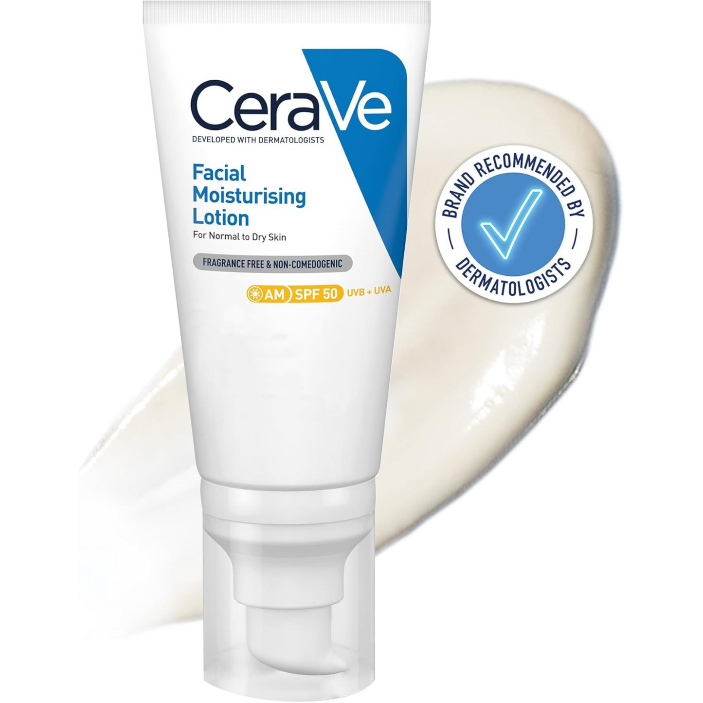 CeraVe AM Facial Lotion moisturizer SPF 50+ provides protection dry Dark spot Best Pimple import UK genuine authentic premium beauty skincare low price in BD