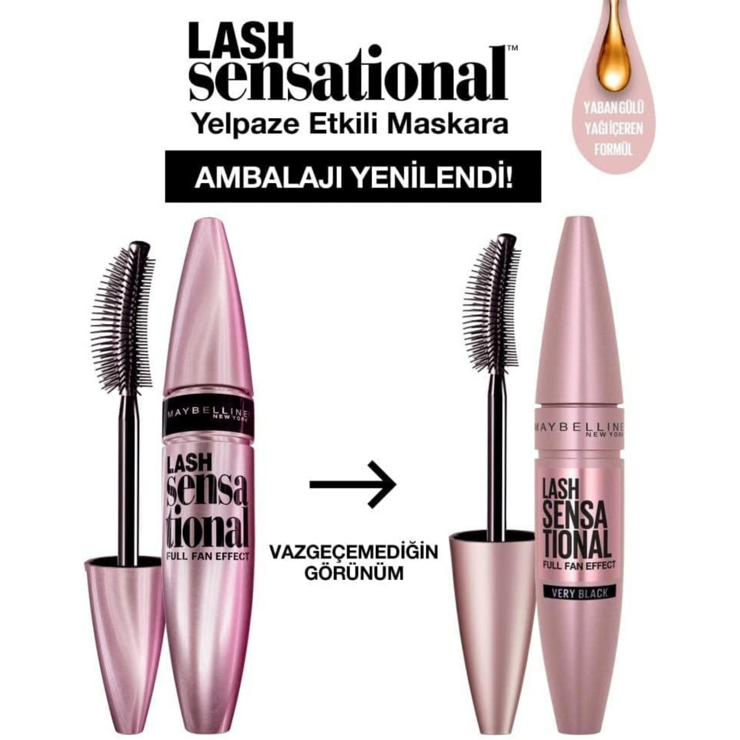 Maybelline New York Volume Mascara Lash Sensational black mascara brush eye Everyday Best genuine Import foreign cosmetic makeup premium low price in BD Dhaka