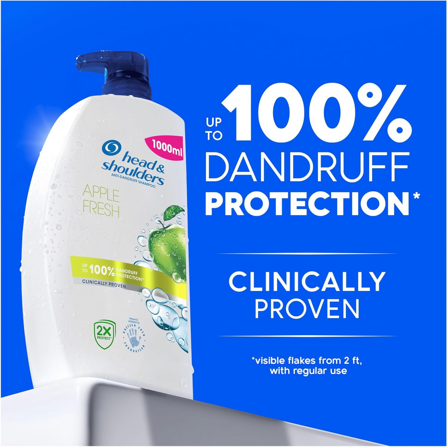 Head & Shoulders Anti-Dandruff Shampoo Apple Fresh Microbiome Balance care cleans genuine UK imported hair-fall Best authentic Shine dry smooth low price in BD