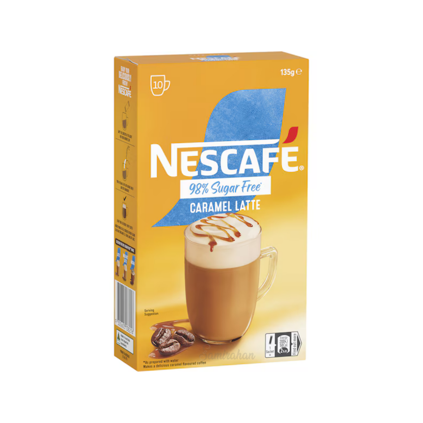 Nescafe 98% Sugar Free Caramel Coffee elevates creamy simply smooth Robusta Tired blond Best authentic foreign import premium Australian low price in Dhaka bd