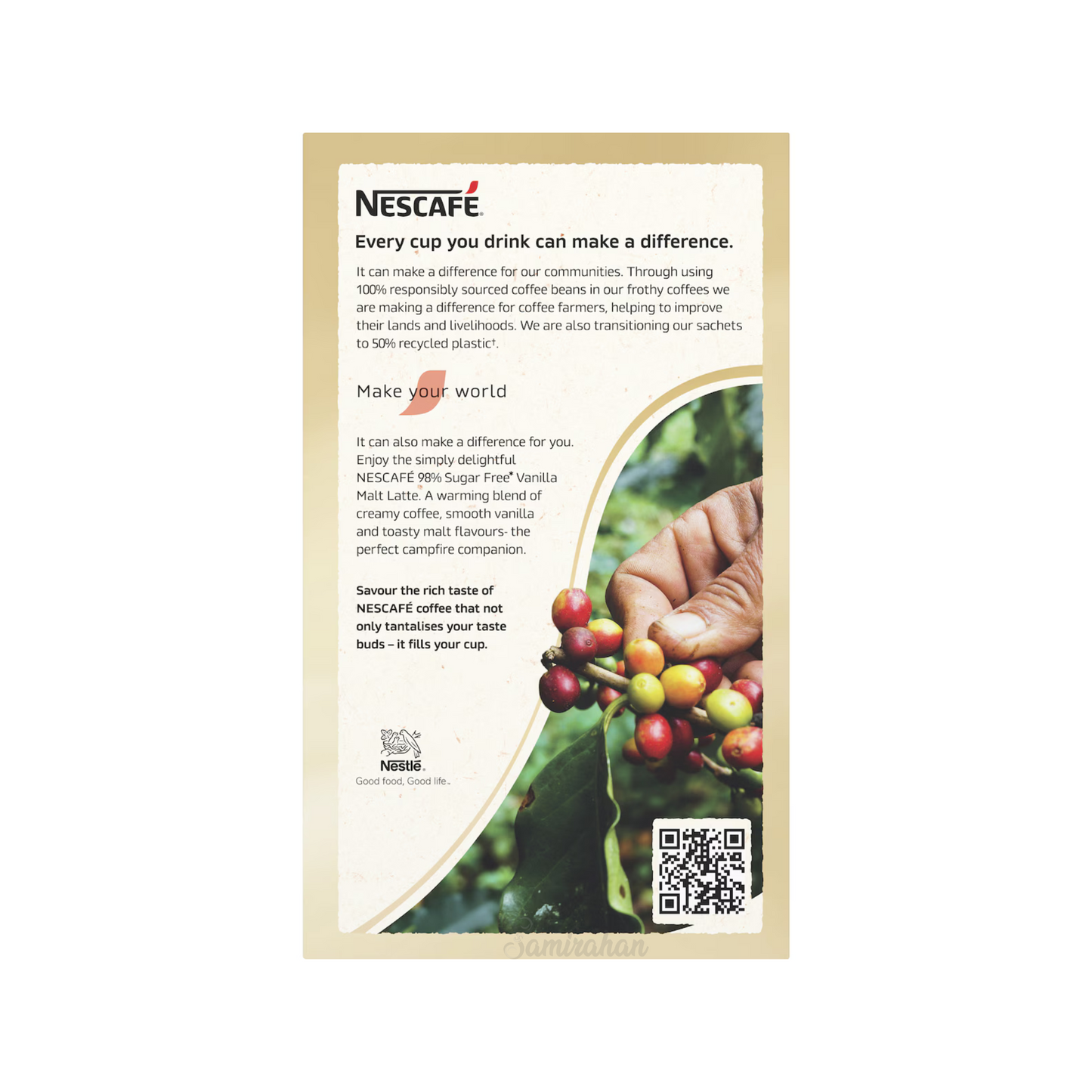 NESCAFE 98% Sugar Free Vanilla Malt Latte creamy coffee smooth Robusta Tired milk blond Best authentic foreign import premium Australian low price in Dhaka bd