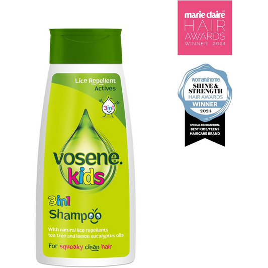 Vosene Kids 3 in 1 Shampoo Lice Repellents Tea Tree Lemon Body Vitamin sensitive skin.soft smooth Best foreign child bath genuine UK import price in BD Dhaka