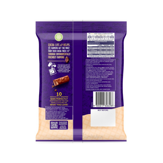 Cadbury Twirl Breakaway Sharepack Bars delicious social occasions import foreign sweet AU baby Choco candy snack kid Birthday Gift Valentines Cheap price in bd