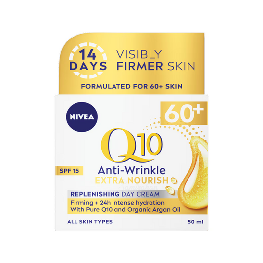 NIVEA Q10 Anti-Wrinkle Day Cream SPF 15 mature skincare Best import reduce visibly firm creatine authentic Sun protect genuine premium Australia low price in BD