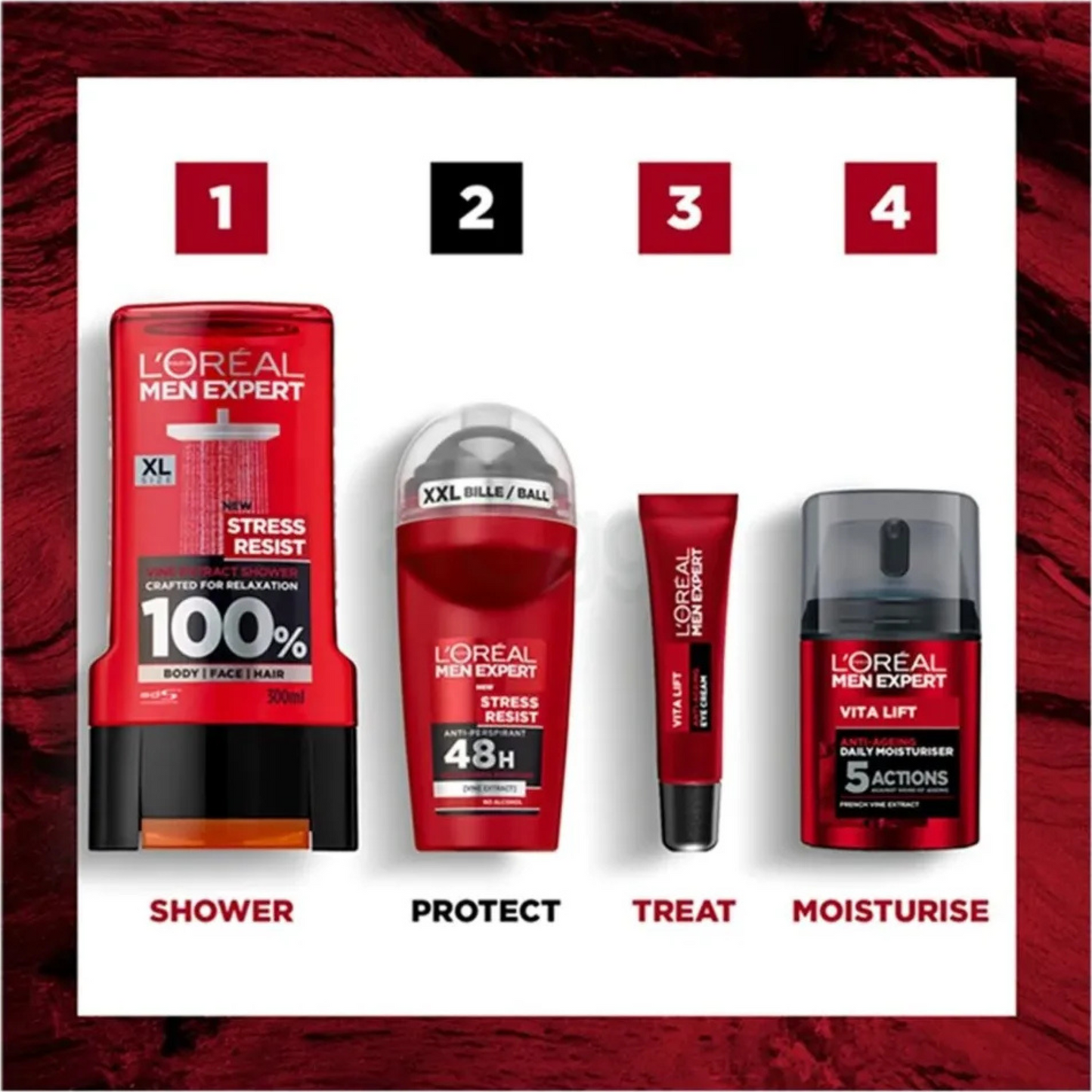 L'Oréal Men Expert Stress Resist Anti-Perspirant Deodorant long lasting scent freshness effective protect against body brand premium UK cheap price in bd Dhaka